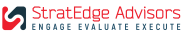 StratEdge Advisors logo with slogan 'Engage Evaluate Execute'
